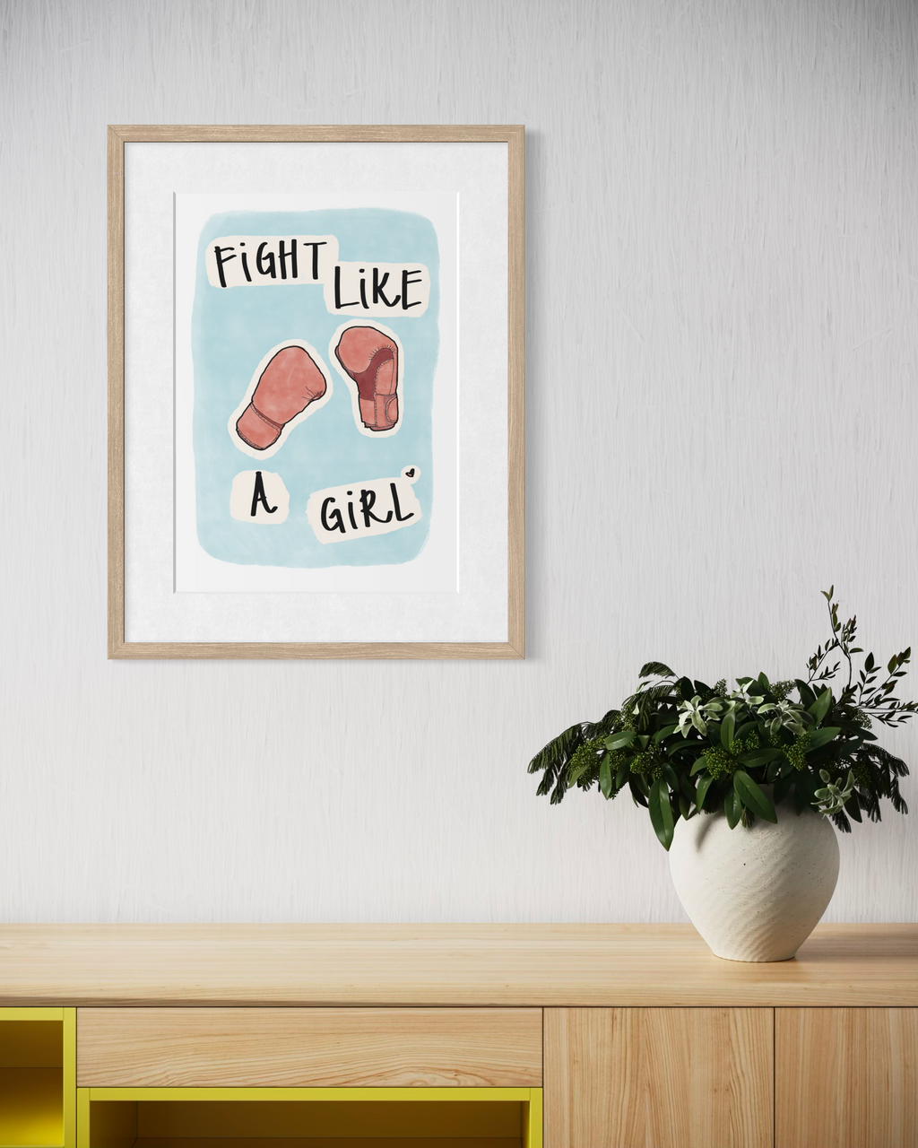 Fight Like a Girl Fine Art Print