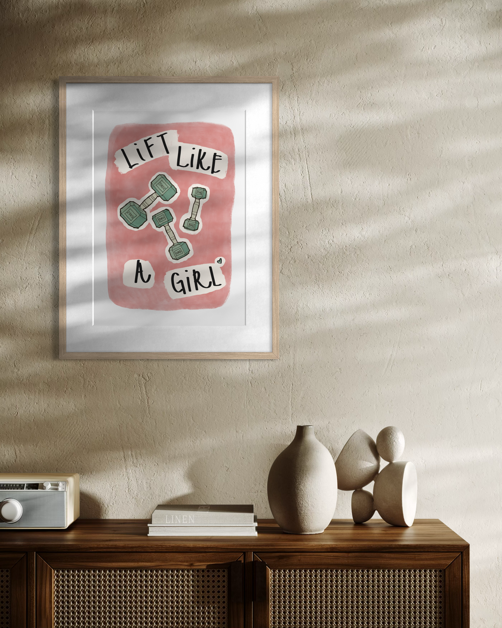 Lift Like a Girl Fine Art Print