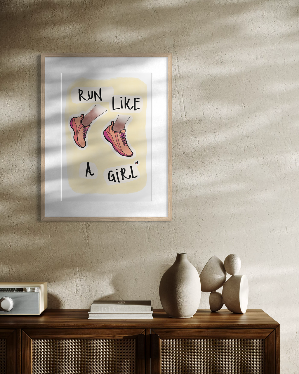Run Like a Girl Fine Art Print